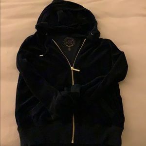 Michael Kors velour zip up hoodie
